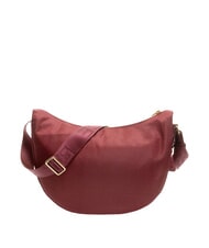 BORBONESE LUNA BAG MIDDLE ECO LINE LUNA Shoulder bag in jet fabric op merlot - Women&rsquo;s Bags - 4