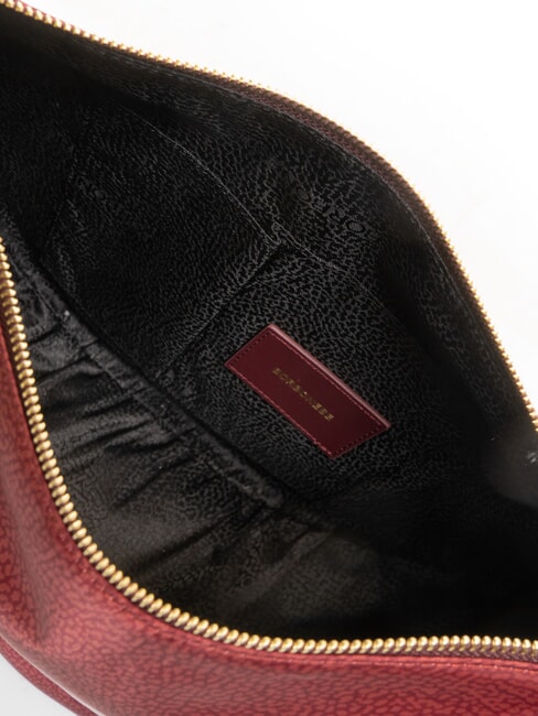 LUNA BAG MIDDLE ECO LINE LUNA Shoulder bag in jet fabric op merlot - Women&rsquo;s Bags