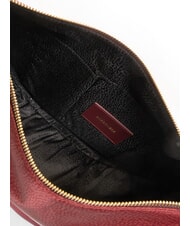 BORBONESE LUNA BAG MIDDLE ECO LINE LUNA Shoulder bag in jet fabric op merlot - Women&rsquo;s Bags - 5