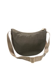 BORBONESE LUNA BAG MIDDLE ECO LINE LUNA Shoulder bag in jet fabric op - Women’s Bags