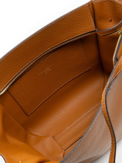 BLOOM Shoulder shopper, in leather LEATHER - Women&rsquo;s Bags