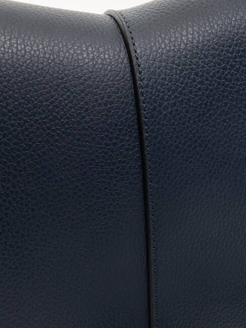 HELENA ROUND Small leather shoulder bag BLUE - Women&rsquo;s Bags