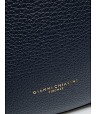 GIANNI CHIARINI HELENA ROUND Small leather shoulder bag BLUE - Women&rsquo;s Bags - 5