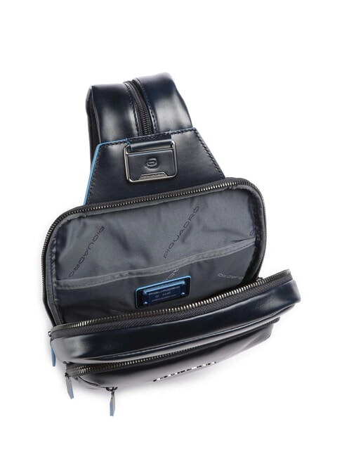 BLUE SQUARE Single shoulder backpack portability blue - Laptop backpacks