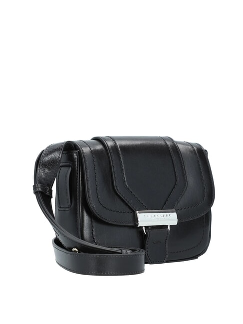 BENEDETTA  Mini shoulder bag, in leather Black Gold - Women’s Bags