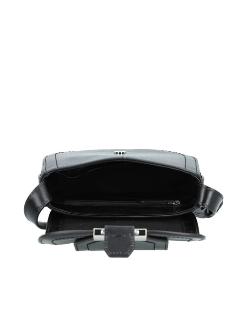 BENEDETTA  Mini shoulder bag, in leather Black Gold - Women’s Bags