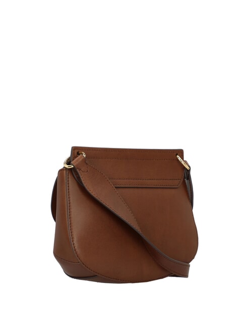 ERICA Leather shoulder bag BROWN - Women&rsquo;s Bags