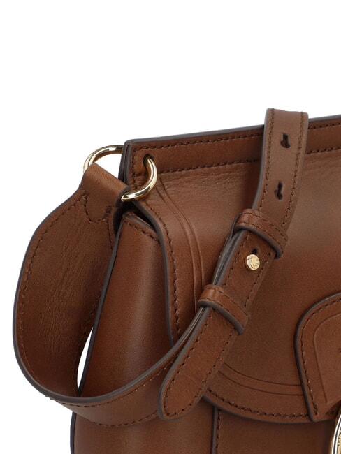 ERICA Leather shoulder bag BROWN - Women&rsquo;s Bags