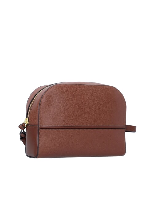 DOMITILLA  Beauty in leather BROWN - Beauty Case
