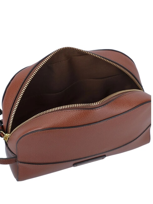 DOMITILLA  Beauty in leather BROWN - Beauty Case