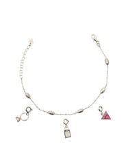 GUESS YOURSELF  Charm Bracelet SILVER - Bracelets - 2