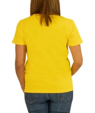 SUN68 BOXY V-neck T-shirt yellow - T-shirt - 3