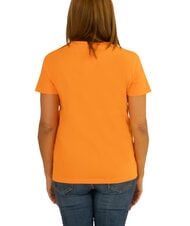 SUN68 BOXY V-neck T-shirt orange - T-shirt - 3