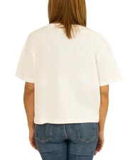 SUN68 BOXY Cotton T-Shirt porcelain - T-shirt - 3