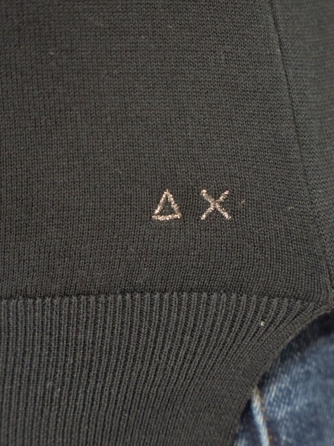 SOLID Cotton sweater black - Women's Sweaters