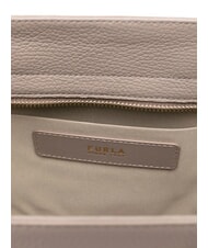 FURLA DUETTO Hand/shoulder shopper gray stucco - Women’s Bags - 4