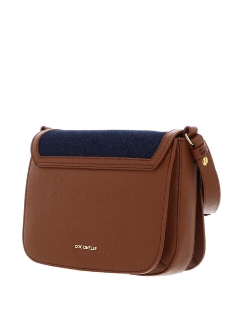 C-ME DENIM Mini shoulder bag blue den/cognac - Women’s Bags