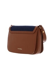 COCCINELLE C-ME DENIM Mini shoulder bag blue den/cognac - Women’s Bags - 3