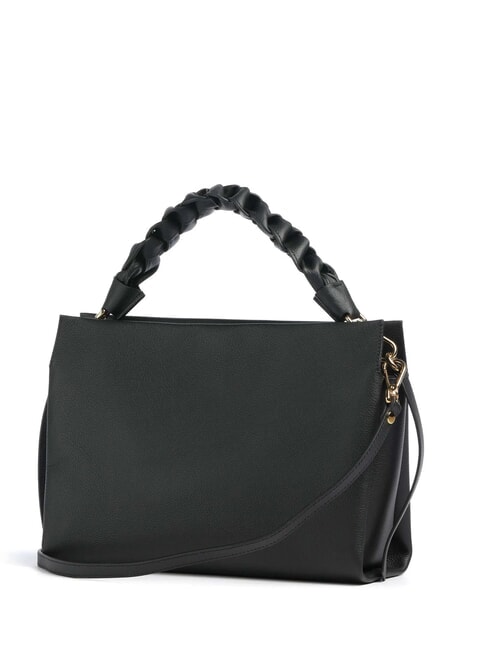 BOHEME GRANA DOUBLE Handbag, with shoulder strap, in leather black/cognac - Women’s Bags