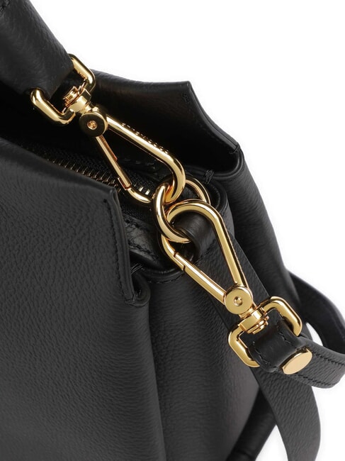 BOHEME GRANA DOUBLE Handbag, with shoulder strap, in leather black/cognac - Women’s Bags