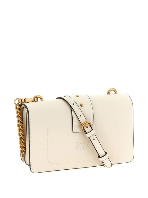 LOVE ONE CLASSIC Mini leather shoulder bag silk white-antique gold - Women&rsquo;s Bags