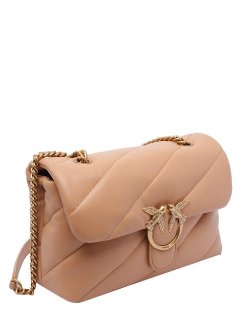 CLASSIC LOVE PUFF Nappa leather bag pink toast-antique gold - Women&rsquo;s Bags