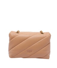 PINKO CLASSIC LOVE PUFF Nappa leather bag pink toast-antique gold - Women&rsquo;s Bags - 3