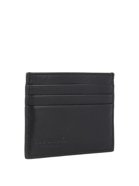 BIAGIO  Leather card holder Black - Men’s Wallets