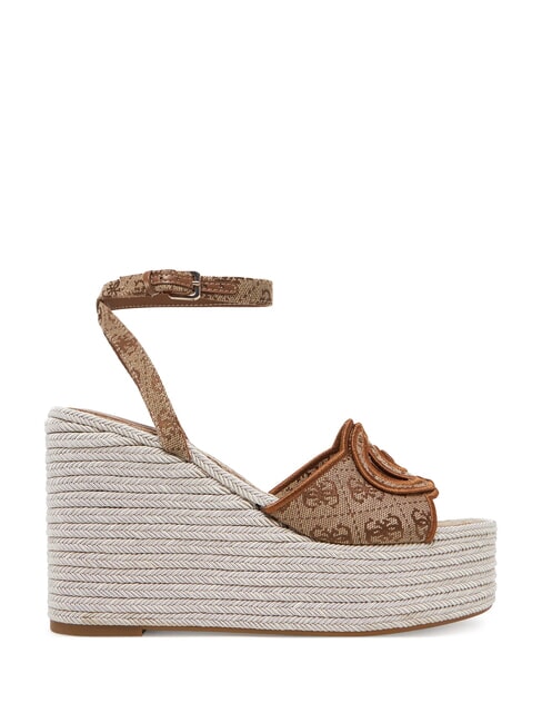 TANVEEY Espadrille Wedge Sandals Beige / Brown - Women’s shoes