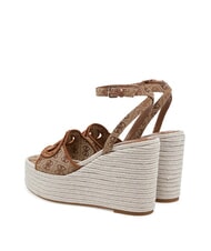 GUESS TANVEEY Espadrille Wedge Sandals Beige / Brown - Women’s shoes - 3