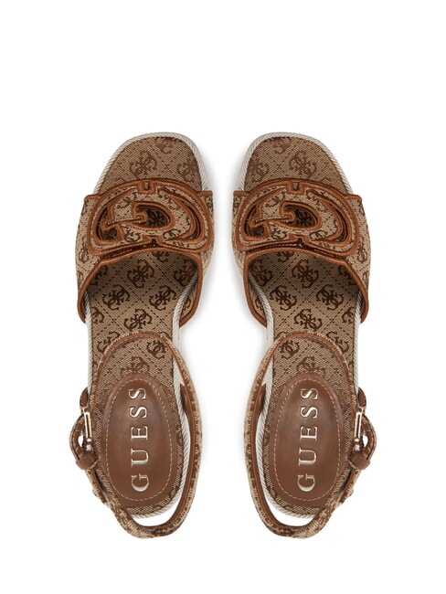 TANVEEY Espadrille Wedge Sandals Beige / Brown - Women’s shoes