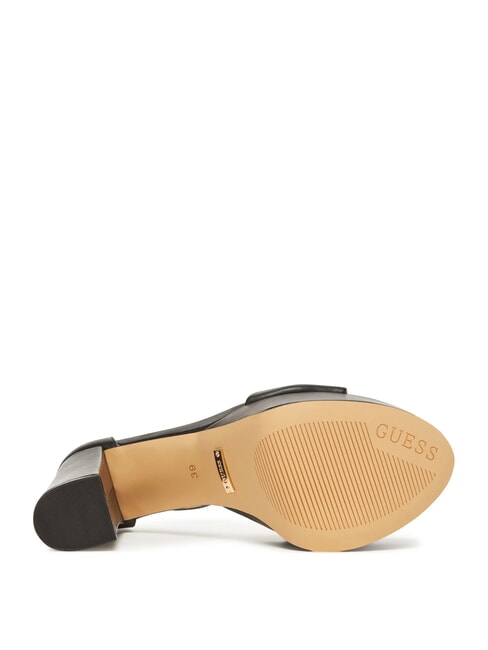 SETTLE High leather sandals BLACK - Women’s shoes