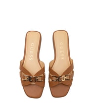 GUESS REALLA Leather sandals tan - Women’s shoes - 4