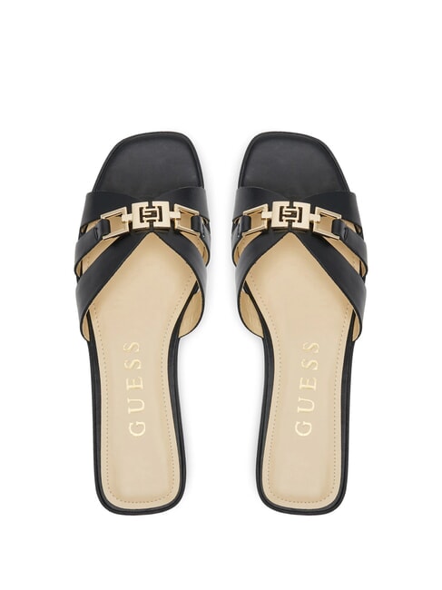 REALLA Leather sandals BLACK - Women’s shoes