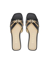 GUESS REALLA Leather sandals BLACK - Women’s shoes - 4