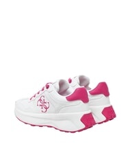 GUESS LUCKEI 4G Logo Sneakers White / Fuchsia - Women’s shoes - 3