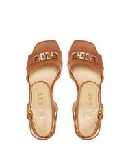 GUESS GRATO High leather sandals tan - Women&rsquo;s shoes - 4