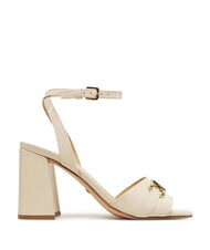 GUESS GRATO High leather sandals CREAM - Women’s shoes - 2