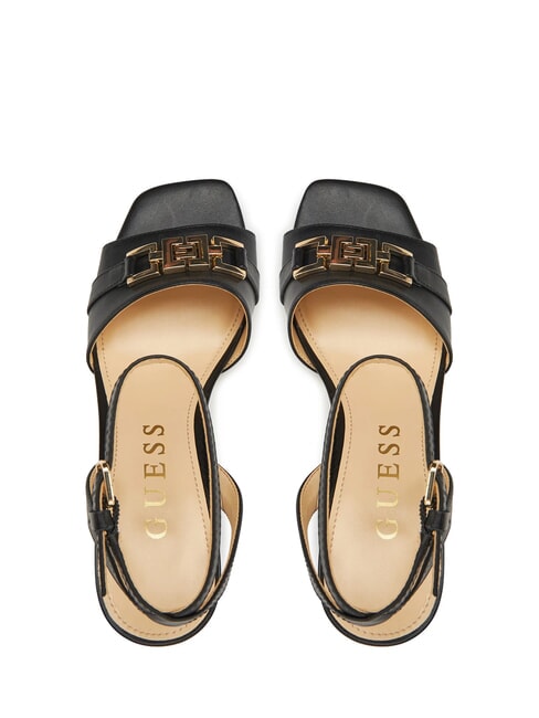 GRATO High leather sandals BLACK - Women’s shoes