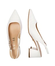 GUESS ZABELA 6cm heel pumps white - Women&rsquo;s shoes - 3