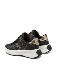 GUESS LUCKEI Sneakers BLACK BROWN - Women’s shoes - 3