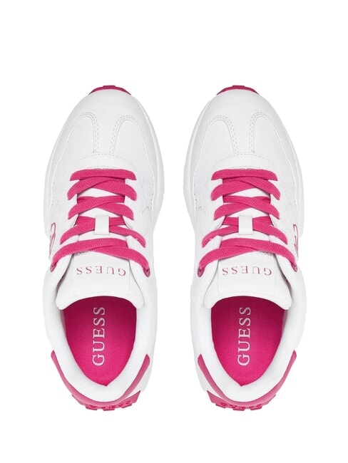 LUCKEI 4G Logo Sneakers White / Fuchsia - Women&rsquo;s shoes