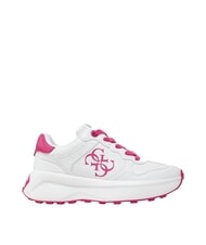 GUESS LUCKEI 4G Logo Sneakers White / Fuchsia - Women’s shoes - 2