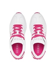 GUESS LUCKEI 4G Logo Sneakers White / Fuchsia - Women’s shoes - 4