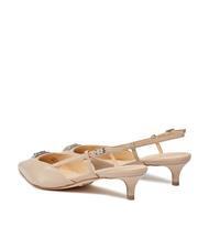 GUESS JESSON Leather sling back pumps taupe - Women’s shoes - 5