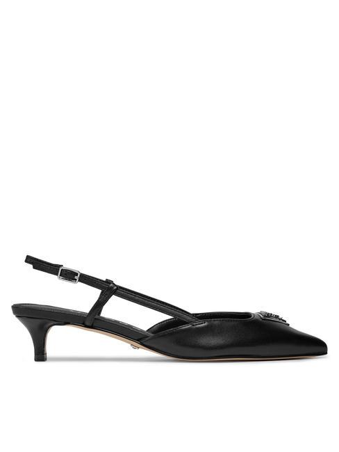 JESSON Leather sling back pumps BLACK - Women’s shoes