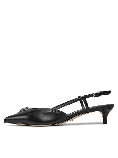 JESSON Leather sling back pumps BLACK - Women’s shoes