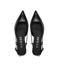 GUESS JESSON Leather sling back pumps BLACK - Women’s shoes - 4