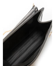 LOVE MOSCHINO SMART DAILY Clutch bag with chain Black - Women’s Bags - 5