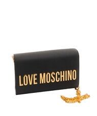 LOVE MOSCHINO SMART DAILY Clutch bag with chain Black - Women&rsquo;s Bags - 2